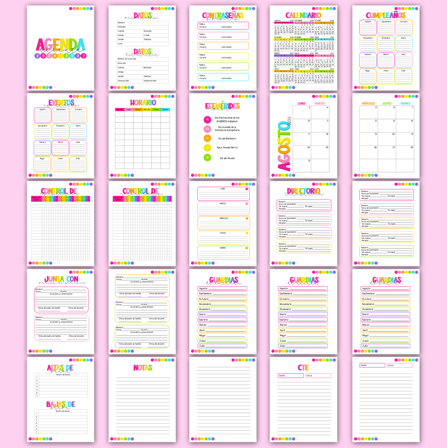 Agenda docente digital