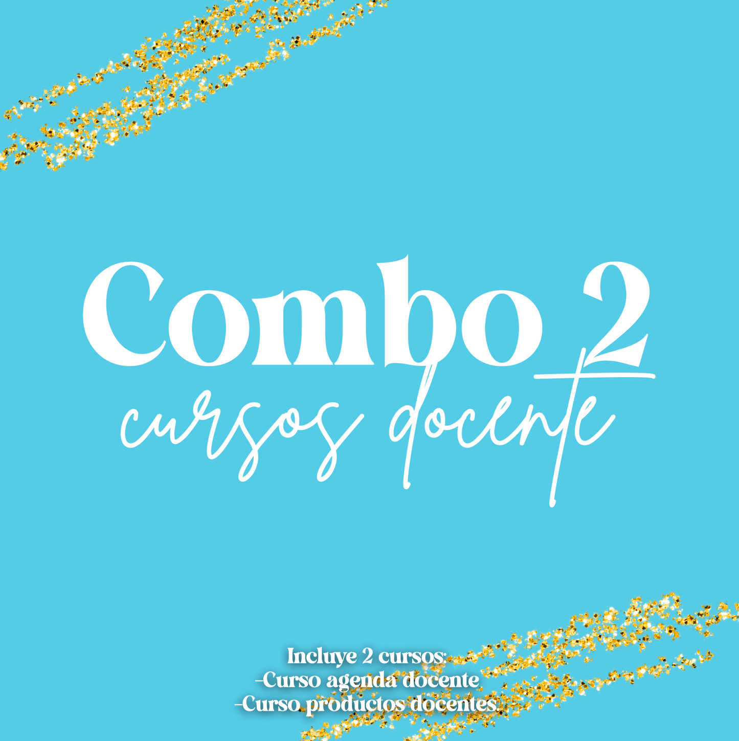 Combo 2 cursos de docente