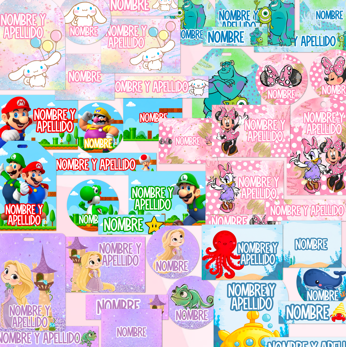 Bundle digital de etiquetas escolares 2026