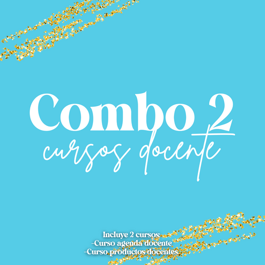 Combo 2 cursos de docente